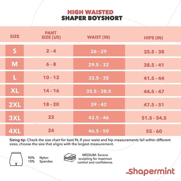 SHAPERMINT High Waisted Body Shaper Tummy Control Shapewear for Women - Picture 2 of 7